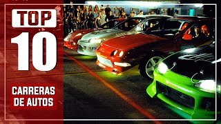 Las 10 Mejores Películas sobre CARRERAS de AUTOS 🚗 [upl. by Wickham]