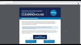 DOT FMCSA Clearinghouse Registration Help [upl. by Awuhsoj]