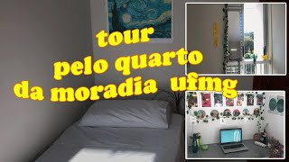 TOUR PELO MEU QUARTO DA MORADIA UFMG [upl. by Byrn130]