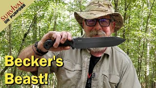 Kabar Becker BK9 Combat Bowie  Sharp Saturday [upl. by Atteiram]