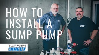 How to Install a Sump Pump — Step By Step Installation Guide [upl. by Aikyt]