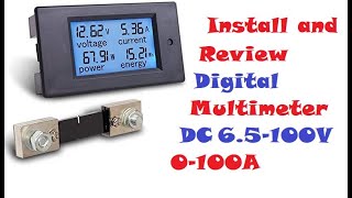 How to Monitor RV Batteries On A BudgetInstall 10€ Digital Multimeter Voltage Amperage Power Energy [upl. by Natale]