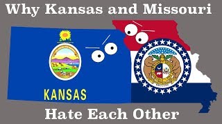 Why Kansas Hates Missouri  State Rivalries [upl. by Ettelrac]