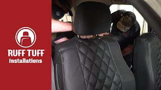 Ruff Tuff Custom Seat Cover Installations [upl. by Amikan]