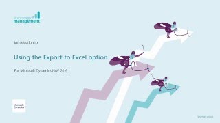 Dynamics NAV 2016 Using the Export to Excel option [upl. by Annayehc]