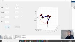 Creating simulation environment for 4DOF robotic arm Peter Corke Robotics Toolbox Matlab GUI [upl. by Renee995]