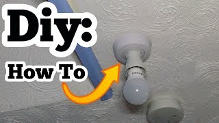 How To Change Ceiling Light Bulb Holder [upl. by Emory]