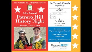 Potrero Hill History Night 2024 Introduction [upl. by Giovanna]