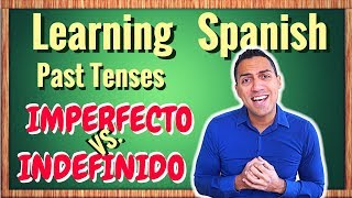 Learn SPANISH intermediate  difference between IMPERFECTO imperfect and INDEFINIDO simple past [upl. by Lathan398]