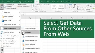 Import data from a Web page in Excel [upl. by Shargel278]