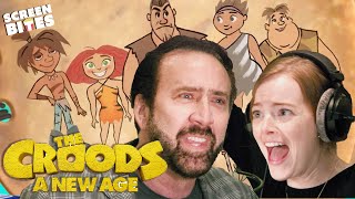 Behind The Scenes With THE CROODS A NEW AGE Cast  Screen Bites [upl. by Dorey904]