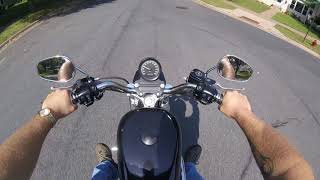 Harley Davidson Sportster 883 Review [upl. by Millford995]