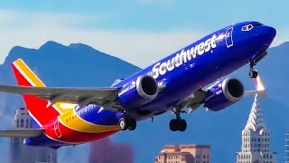 27 AWESOME Boeing 737 MAX Takeoffs amp Landings in 14 MINUTES [upl. by Nalak849]