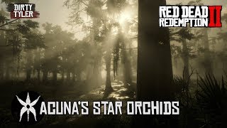 All Acunas Star Orchid Locations in Red dead Redemption 2 RDR2 [upl. by Oirevas741]