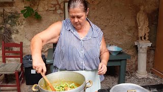 TRADITIONAL Cooking Class in Crete  Vamos Village [upl. by Castorina386]