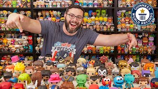 Largest Collection of Funko Pops  Guinness World Records [upl. by Tnomyar167]