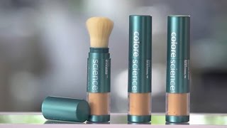 How to Use Colorescience Sunforgettable Mineral Sunscreen Brush  LovelySkin [upl. by Wahlstrom]