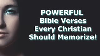 60 POWERFUL Bible Verses Every Christian Should Memorize [upl. by Centeno420]