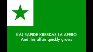 La Espero Esperanto Anthem Lyrics  English Translation [upl. by Tugman]