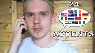 The English Language In 24 Accents [upl. by Lisab906]