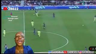 IShowSpeed Reacts To Ankara Messi Goal [upl. by Notna]