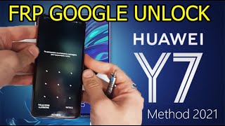 The Latest 2021 Remove FRP Lock Huawei Y7 2019 DUBLX1 Google bypass  The only working solution [upl. by Favien]