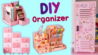 FANTASTIC ORGANIZER IDEAS  Locker Organizer  Desk Organizer From Cardboard and more [upl. by Benoite]