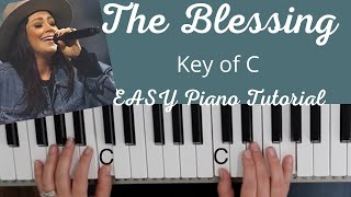 The Blessing Key of CEASY Piano Tutorial [upl. by Nuhsar]