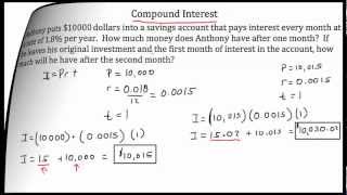 Compound Interest [upl. by Yderf]