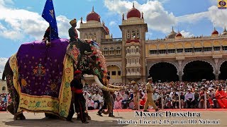 Mysore Dasara Procession  Jumbo Sawari [upl. by Alfons750]