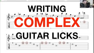 Unnecessarily COMPLEX Triad Pair Guitar Licks [upl. by Atteuqal]