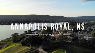 Annapolis Royal Nova Scotia  Where You Want To Live [upl. by Junina]