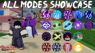 Shindo Life All Modes Spawn Location amp Showcase 2021 [upl. by Ancelin]