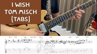 I Wish  Tom Misch SoloTab [upl. by Ravo]