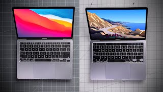 M1 MacBook Air VS M1 MacBook Pro 13 REAL WORLD Comparison [upl. by Kirrad108]