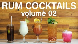 BEST RUM COCKTAILS  volume 02 [upl. by Brom256]