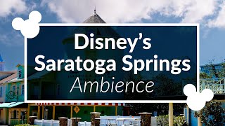 Saratoga Springs Ambience  Disney World Resort Hotel Ambience Scenescape [upl. by Spillihp239]