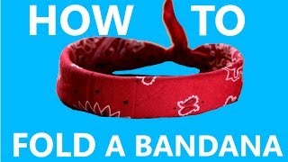 How To FoldTie a Bandana the REAL way [upl. by Klemens170]