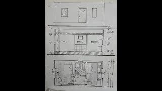 Mimari kesit cephe çizimi Ölçek 150 [upl. by Yelhak22]