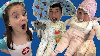 REBORN HOSPITAL ROLEPLAY Babies Gone WILD [upl. by Dlared]