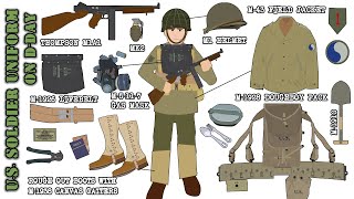 Uniform of the American GI on DDay [upl. by Naujik598]