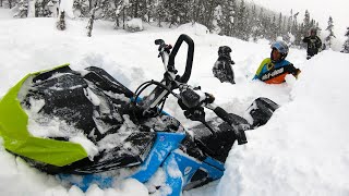 Best Snowmobiling Mont Valin Quebec 2020 Backcountry  SkiDoo Hors Piste  4 Season Bros [upl. by Iramo673]