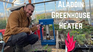 Aladdin Greenhouse Heater Every thing you need to know Changing The Wick And Maintenance [upl. by Rybma]