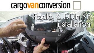 Ford Transit Radio Upgrade amp DDin Installation [upl. by Eerual]