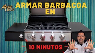 Como armar una PARRILLA a gas en 10 MINUTOS ⏲️ [upl. by Akiraa]