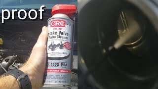 Crc intake valve and turbo cleaner bore scope results before and after best fuel cleaner [upl. by Oironoh]