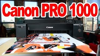 Canon imagePROGRAF PRO1000 quotReal World Reviewquot Worth 1300 [upl. by Enilasor615]