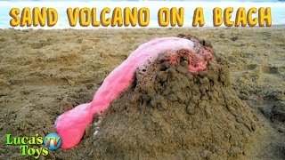 How to make a volcano eruption with vinegar and soda  easy DIY volcano science project for kids [upl. by Name679]