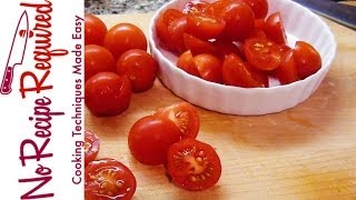 How to Make Sun dried Tomatoes  NoRecipeRequiredcom [upl. by Doughman464]