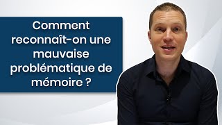 Comment reconnaiton une Mauvaise Problématique de Mémoire [upl. by Sielen995]